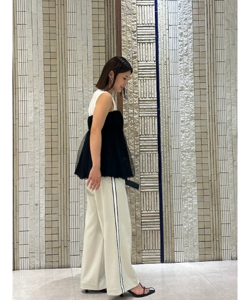 Mila Owen（ミラオーウェン）の「ウエストゴムサイドラインジャージ