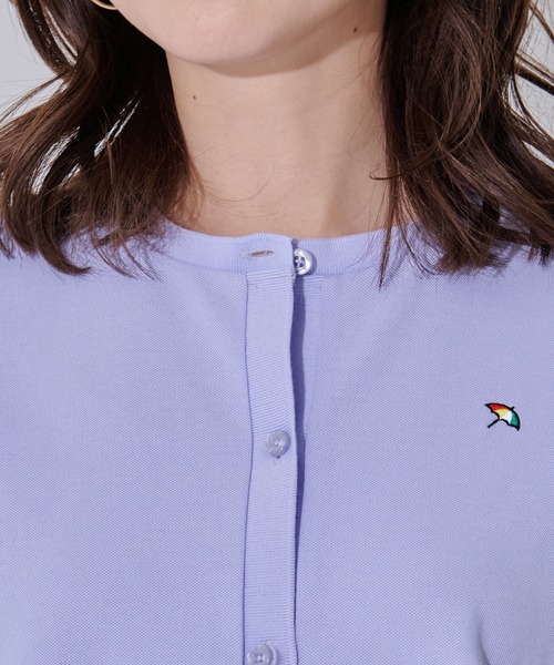 Arnold Palmer（アーノルドパーマー）の「カノコ クルーネック カーディガン（カーディガン/ボレロ・レディース・ネイビー/ライラック/グリーン・L/M/S）」の4枚目の写真