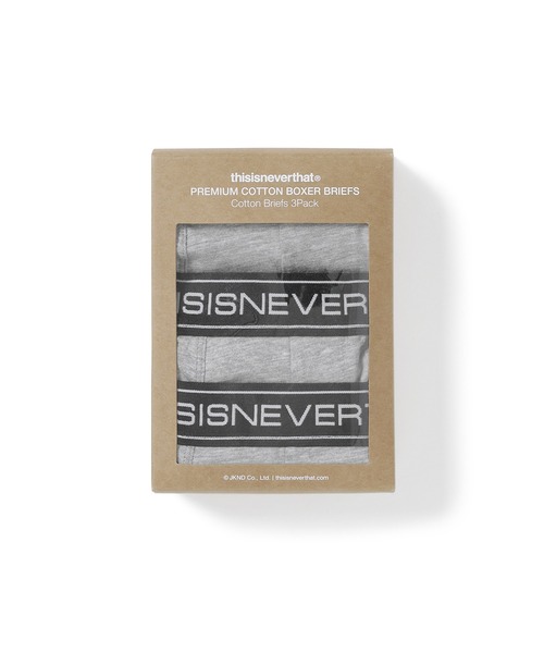 thisisneverthat * Cotton Briefs 3Pack ボクサーパンツ Cotton Briefs 3Pack（ボクサーパンツ）｜thisisneverthat