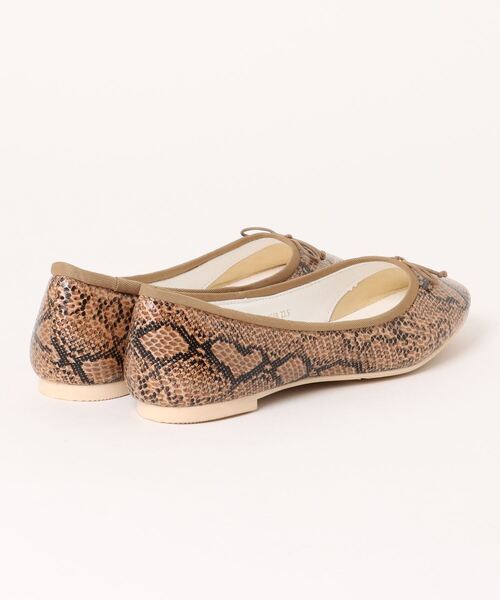 mio notis（ミオノティス）の「フラットバレエシューズ/416B（バレエシューズ・レディース・ブラック系その他/ブラウン系その他/ブラック×ホワイト/ベージュ系その他/オレンジ・22.5cm/23.0cm/23.5cm/24.0cm/22.0cm）」の6枚目の写真