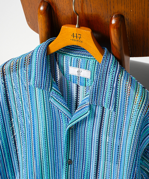 417 EDIFICE（フォーワンセブンエディフィス）の「ラッセルオープンカラーシャツ（シャツ/ブラウス・メンズ・マルチ/その他1/その他2/その他3/その他4・MEDIUM/LARGE）」の21枚目の写真