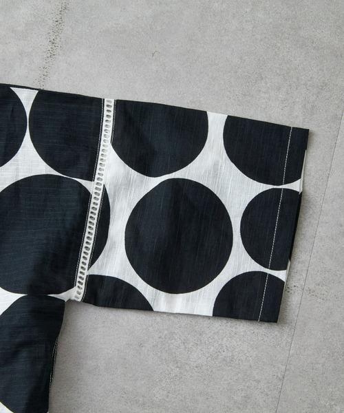 CIAOPANIC TYPY（チャオパニックティピー）の「【KIDS】【WEB限定】らくらく甚平（浴衣・キッズ・ブラック/ネイビー・X-LARGE/LARGE/MEDIUM/SMALL）」の10枚目の写真