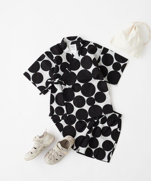 CIAOPANIC TYPY（チャオパニックティピー）の「【KIDS】【WEB限定】らくらく甚平（浴衣・キッズ・ブラック/ネイビー・X-LARGE/LARGE/MEDIUM/SMALL）」の18枚目の写真