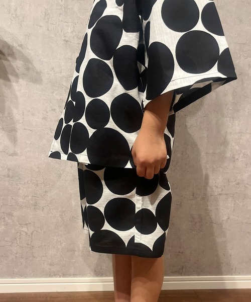 CIAOPANIC TYPY（チャオパニックティピー）の「【KIDS】【WEB限定】らくらく甚平（浴衣・キッズ・ブラック/ネイビー・X-LARGE/LARGE/MEDIUM/SMALL）」の16枚目の写真