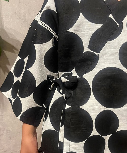 CIAOPANIC TYPY（チャオパニックティピー）の「【KIDS】【WEB限定】らくらく甚平（浴衣・キッズ・ブラック/ネイビー・X-LARGE/LARGE/MEDIUM/SMALL）」の17枚目の写真