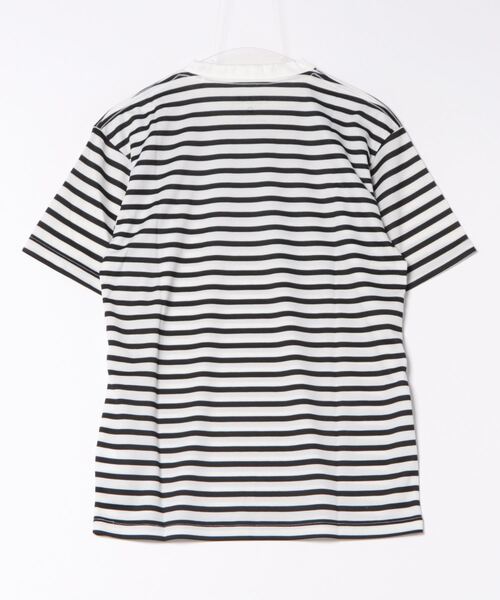 STYLEBLOCK（スタイルブロック）の「DRYメッシュ総柄半袖Tシャツ(ボーダー)（Tシャツ/カットソー・メンズ・ネイビー/レッド/ブラック/イエロー・LL/M/L）」の5枚目の写真