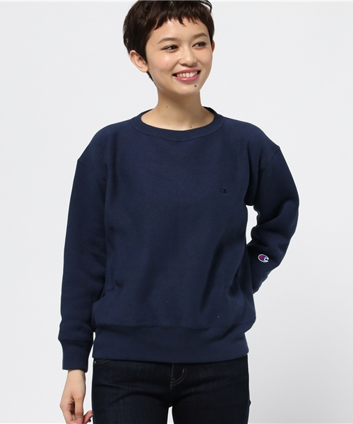Champion（チャンピオン）の「【Ciaopanic】【Champion】　CREWNECKSWEATSHI（スウェット・レディース・アイボリー/グレー/ネイビー・MEDIUM）」の3枚目の写真