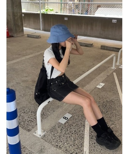 LAGUA GEM（ラグアジェム）の「METAL MOTIF ハット（ハット・レディース・ブルー/カーキ/ブラック・FREE）」の7枚目の写真