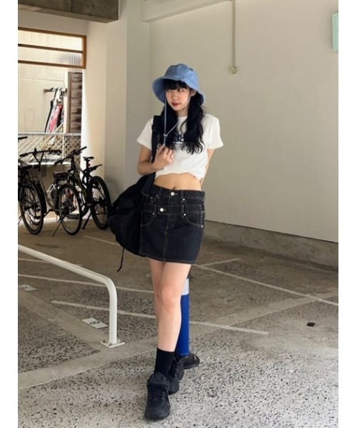 LAGUA GEM（ラグアジェム）の「METAL MOTIF ハット（ハット・レディース・ブルー/カーキ/ブラック・FREE）」の8枚目の写真