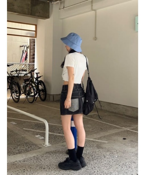 LAGUA GEM（ラグアジェム）の「METAL MOTIF ハット（ハット・レディース・ブルー/カーキ/ブラック・FREE）」の9枚目の写真