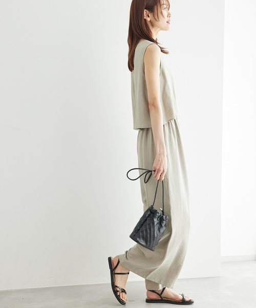 ROPE' PICNIC（ロペピクニック）の「【emur/エミュール】レイヤードオールインワン（つなぎ/オールインワン・レディース・カーキ/ベージュ系その他・38）」の5枚目の写真