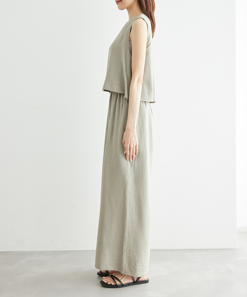 ROPE' PICNIC（ロペピクニック）の「【emur/エミュール】レイヤードオールインワン（つなぎ/オールインワン・レディース・カーキ/ベージュ系その他・38）」の15枚目の写真