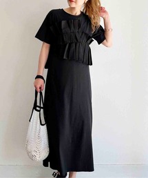 PICCIN | 【WEB限定】フロントプリーツコットンワンピース(ワンピース)