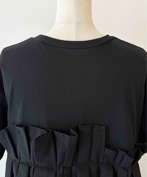 PICCIN(ピッチン)の「【WEB限定】フロントプリーツコットンワンピース(ワンピース・レディース・ブラック/グレー・M/L)」の14枚目の写真