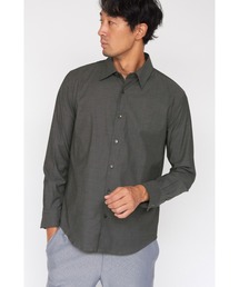 HIGH STREET∴ストレッチドットドビーシャツ
