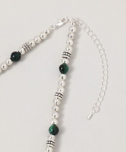 RAGEBLUE（レイジブルー）の「メタルコンビ/ビーズネックレス（ネックレス・メンズ・パープル/グリーン・FREE）」の11枚目の写真