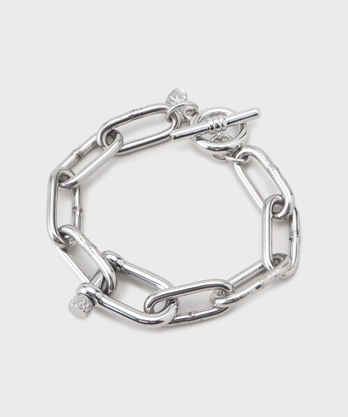 tk.TAKEO KIKUCHI（ティーケータケオキクチ）の「シャックル＆ビットブレスレッド（ブレスレット・メンズ・シルバー/シルバー系2/シルバー系/シルバー系1/シルバー系3/シルバー系4・00）」の4枚目の写真