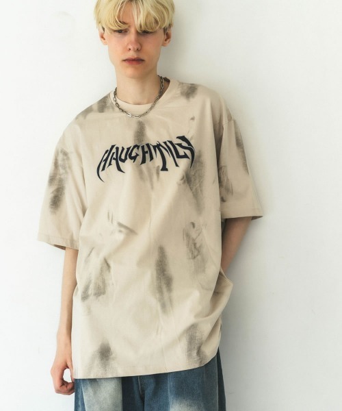 Shoowtime(ショウタイム)の「オーバーサイズ / ビッグシルエットショートスリーブTシャツ(Tシャツ/カットソー・メンズ・ブラック/ナチュラル・X-LARGE/LARGE/MEDIUM)」の5枚目の写真