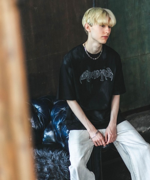 Shoowtime(ショウタイム)の「オーバーサイズ / ビッグシルエットショートスリーブTシャツ(Tシャツ/カットソー・メンズ・ブラック/ナチュラル・X-LARGE/LARGE/MEDIUM)」の13枚目の写真