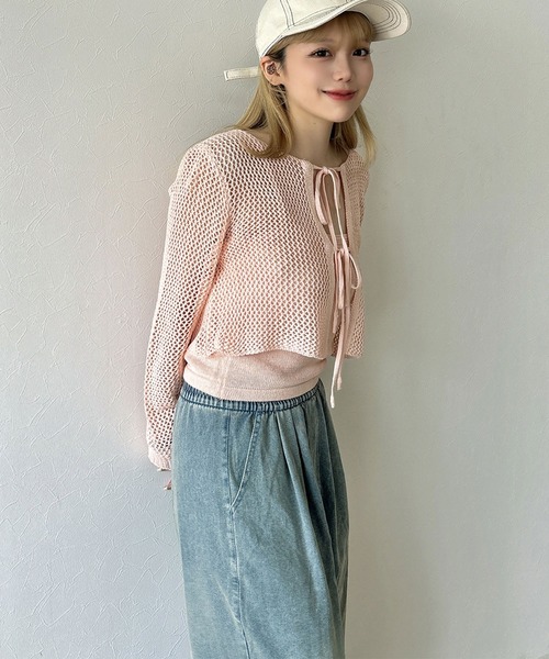 RiLi（リリ）の「デニムライクルーズワイドパンツ【RL】（デニムパンツ・レディース・ブルー・S-Long/M-Long/M/S）」の10枚目の写真