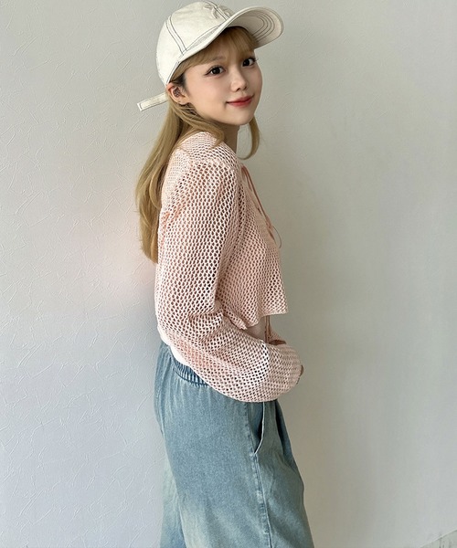 RiLi（リリ）の「デニムライクルーズワイドパンツ【RL】（デニムパンツ・レディース・ブルー・S-Long/M-Long/M/S）」の11枚目の写真