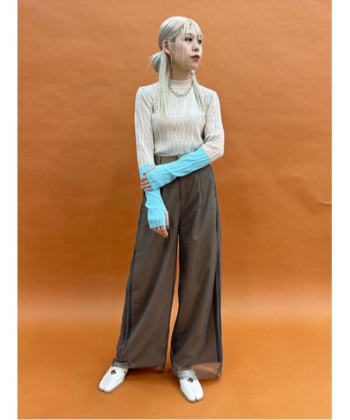 チュールレイヤードパンツ（その他パンツ）｜COMMRE（コムル）の