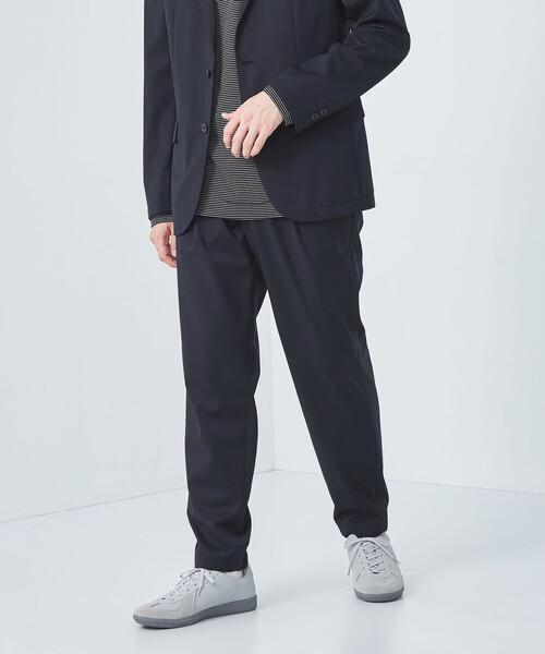 green label relaxing(グリーンレーベルリラクシング)の「ウォッシャブル TWサージ 2プリーツ ユーティリティパンツ イージーパンツ -ストレッチ・防シワ-(その他パンツ・メンズ・ネイビー/その他1/ダークグレー/ブラウン・S/M/L/XL)」の6枚目の写真