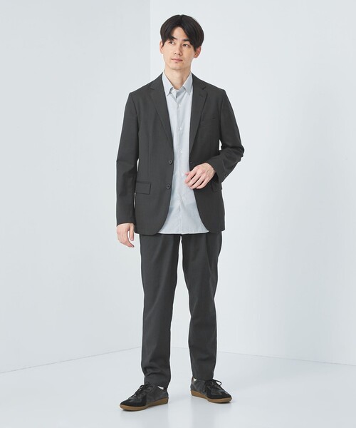 green label relaxing(グリーンレーベルリラクシング)の「ウォッシャブル TWサージ 2プリーツ ユーティリティパンツ イージーパンツ -ストレッチ・防シワ-(その他パンツ・メンズ・ネイビー/その他1/ダークグレー/ブラウン・S/M/L/XL)」の8枚目の写真