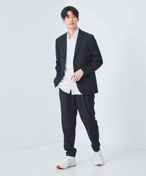 green label relaxing(グリーンレーベルリラクシング)の「ウォッシャブル TWサージ 2プリーツ ユーティリティパンツ イージーパンツ -ストレッチ・防シワ-(その他パンツ・メンズ・ネイビー/その他1/ダークグレー/ブラウン・S/M/L/XL)」の10枚目の写真