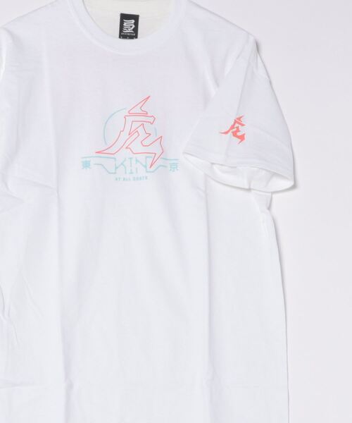 sunny branch(サニーブランチ)の「★KINJAZ★Graphic T(Tシャツ/カットソー・メンズ・ホワイト/オリーブ・LARGE/MEDIUM)」の4枚目の写真
