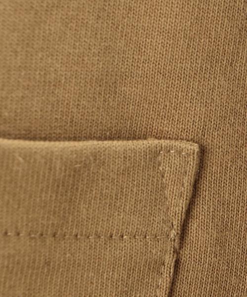 green label relaxing（グリーンレーベルリラクシング）の「CF BIG ポケット 7SL プルオーバー カットソー ◆（Tシャツ/カットソー・レディース・オフホワイト/ブラウン/ダークグリーン/ネイビー・フリー）」の17枚目の写真