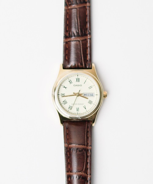 新品 CASIO Collection グリーンカラー デイトアナログモデル CASIO 腕時計 /CASIO/スマートデジタル レディース /海外モデル