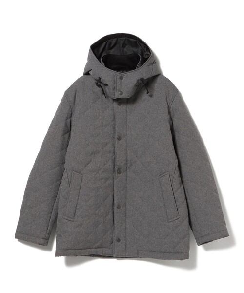 BEAMS HEART（ビームスハート）の「【完売間近】フーディースタンド キルト コート/Quilted Hooded Stand-Collar Coat（オンオフ兼用）（その他アウター・メンズ・グレー/ブラック/ネイビー・S/M/L/XL）」の3枚目の写真