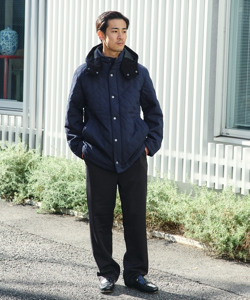 完売間近】フーディースタンド キルト コート/Quilted Hooded Stand