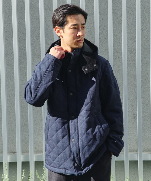 BEAMS HEART(ビームスハート)の「フーディースタンド キルト コート(その他アウター・メンズ・グレー/ブラック/ネイビー・S/M/L/XL)」の6枚目の写真