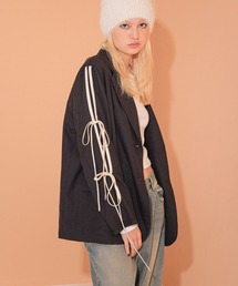 FOREVER 21 | 【2024FW】ラインBIGジャケット(テーラードジャケット)