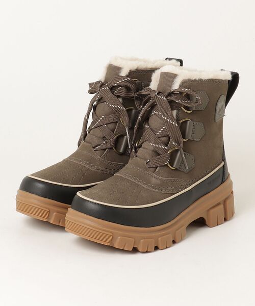SOREL(ソレル)の「SOREL/ ティボリ5ウォータープルーフ /ソレル(ブーツ・レディース・オフホワイト/ブラック/キャメル/ブラウン/グレー/ブラウン系その他/ダークブラウン・23.0cm/24.0cm/25.5cm/25.0cm/23.5cm/24.5cm/26.0cm/22.5cm)」の4枚目の写真