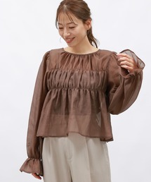 LAKOLE | 2WAYシャーリングブラウス / 142622(シャツ/ブラウス)