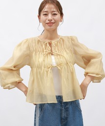 LAKOLE | 2WAYシャーリングブラウス / 142622(シャツ/ブラウス)