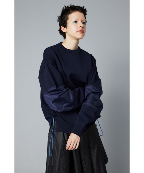HeRIN.CYE(ヘリンドットサイ)の「Military boyfriend tops ミリタリーボーイフレンドトップス(ニット/セーター・レディース・ブルー系その他3/ブラック系その他/レッド系その他/レッド/ネイビー・FREE)」の3枚目の写真