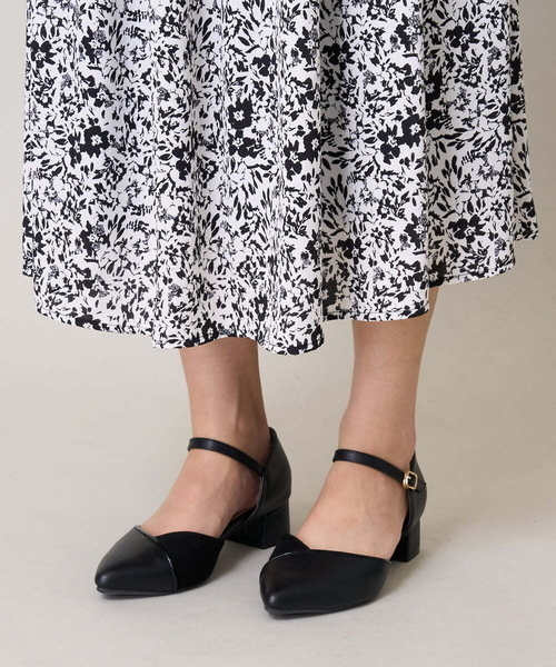 a.v.v（アーヴェヴェ）の「セパレートパンプス（パンプス・レディース・シルバー/ブラック/ベージュ・23.5/24.5/22.5）」の22枚目の写真