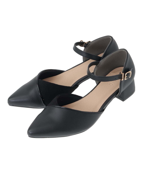 a.v.v（アーヴェヴェ）の「セパレートパンプス（パンプス・レディース・シルバー/ブラック/ベージュ・23.5/24.5/22.5）」の4枚目の写真