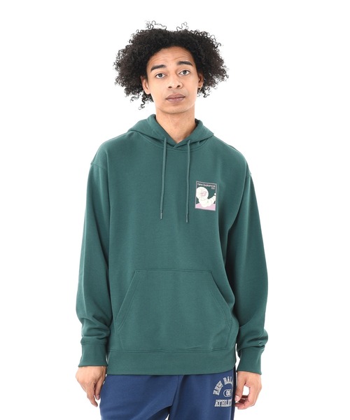 NEW BALANCE(ニューバランス)の「New Balance リラックスド550 リーグ スウェットフーディ(パーカー・メンズ・グリーン/ナチュラル・XX-LARGE/X-LARGE/LARGE/MEDIUM/SMALL)」の9枚目の写真