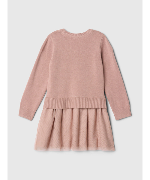 GAP（ギャップ）の「babyGap 2in1 ニットチュールワンピース（ワンピース・キッズ・ベージュ/ベージュ系その他・70cm/80ｃｍ/90cm/95cm/100cm/105cm/110cm）」の3枚目の写真