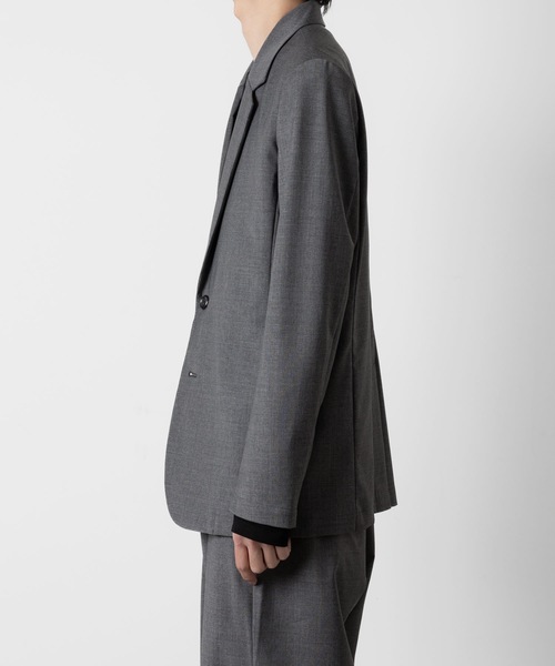 ATTACHMENT(アタッチメント)の「2/80 PE/WO ストレッチトロ 2Bジャケット / 2/80 PE/WO STRETCH TRO 2B JKT(テーラードジャケット・メンズ・ネイビー/ブラック/グレー・1/2/3)」の8枚目の写真