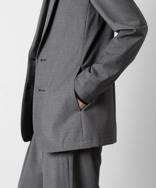 ATTACHMENT(アタッチメント)の「2/80 PE/WO ストレッチトロ 2Bジャケット / 2/80 PE/WO STRETCH TRO 2B JKT(テーラードジャケット・メンズ・ネイビー/ブラック/グレー・1/2/3)」の12枚目の写真