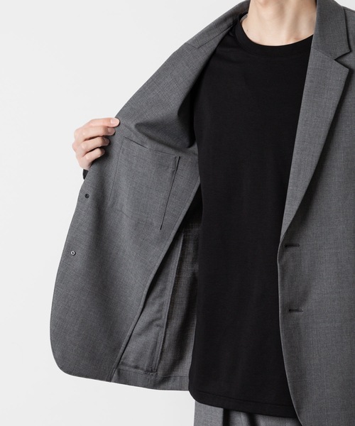 ATTACHMENT(アタッチメント)の「2/80 PE/WO ストレッチトロ 2Bジャケット / 2/80 PE/WO STRETCH TRO 2B JKT(テーラードジャケット・メンズ・ネイビー/ブラック/グレー・1/2/3)」の13枚目の写真