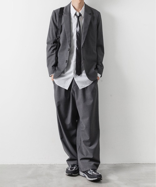 ATTACHMENT(アタッチメント)の「2/80 PE/WO ストレッチトロ 2Bジャケット / 2/80 PE/WO STRETCH TRO 2B JKT(テーラードジャケット・メンズ・ネイビー/ブラック/グレー・1/2/3)」の22枚目の写真