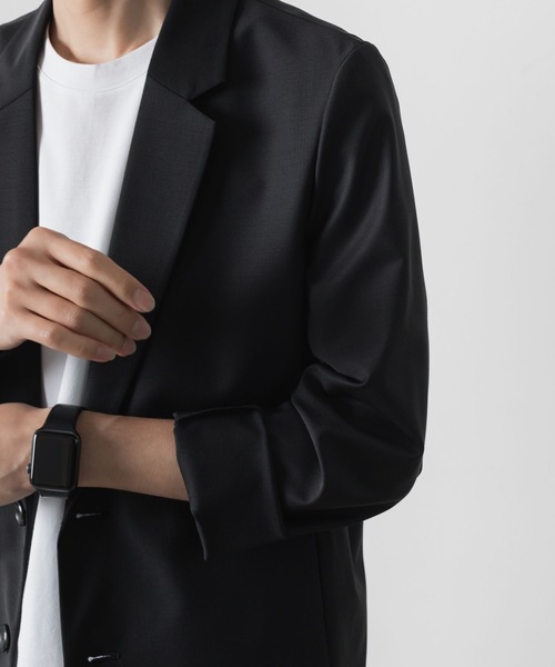 ATTACHMENT(アタッチメント)の「2/80 PE/WO ストレッチトロ 2Bジャケット / 2/80 PE/WO STRETCH TRO 2B JKT(テーラードジャケット・メンズ・ネイビー/ブラック/グレー・1/2/3)」の21枚目の写真