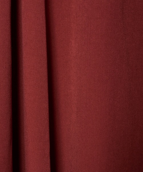 INED CLARO（イネドクラロ）の「ポリエステルスパンフレアスカート【セットアップ対応】（スカート・レディース・オレンジ/チャコールグレー・フリー）」の21枚目の写真